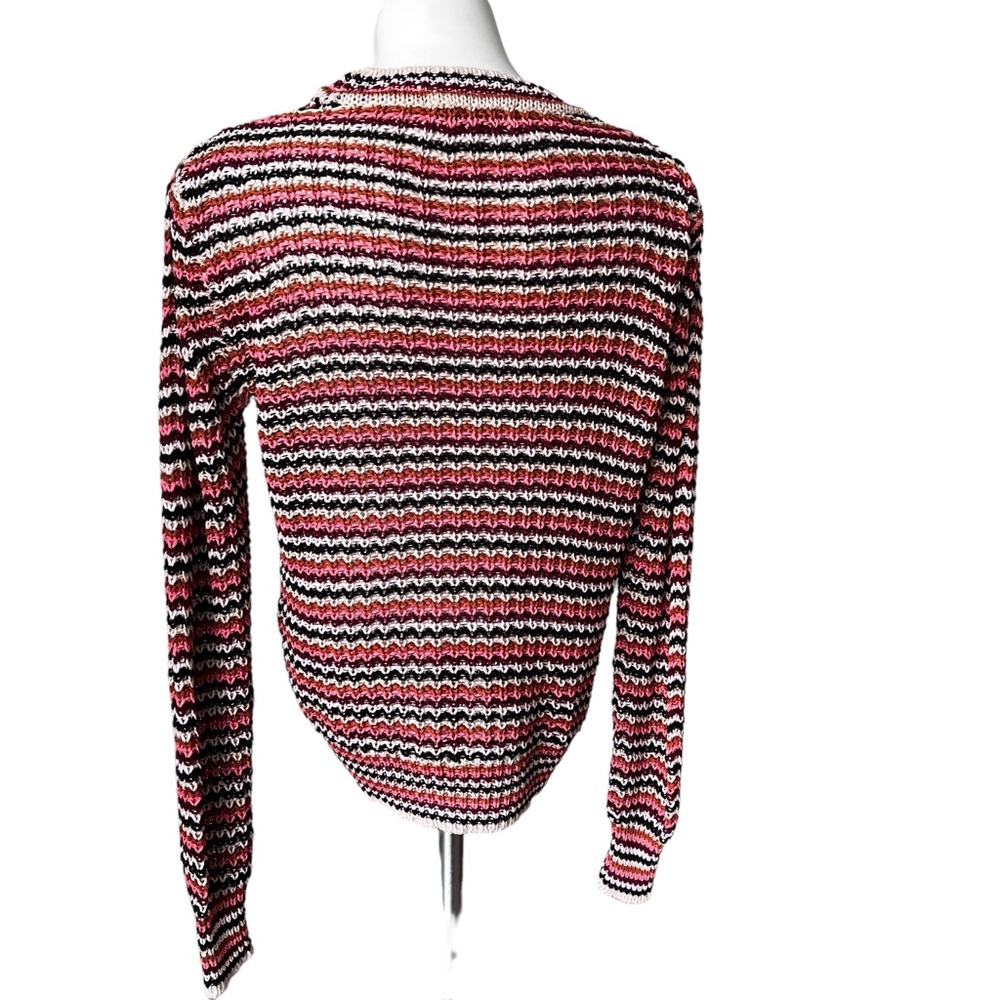 John + Jenn Striped Knit Crewneck Sweater, Sz XS - Picture 5 of 11